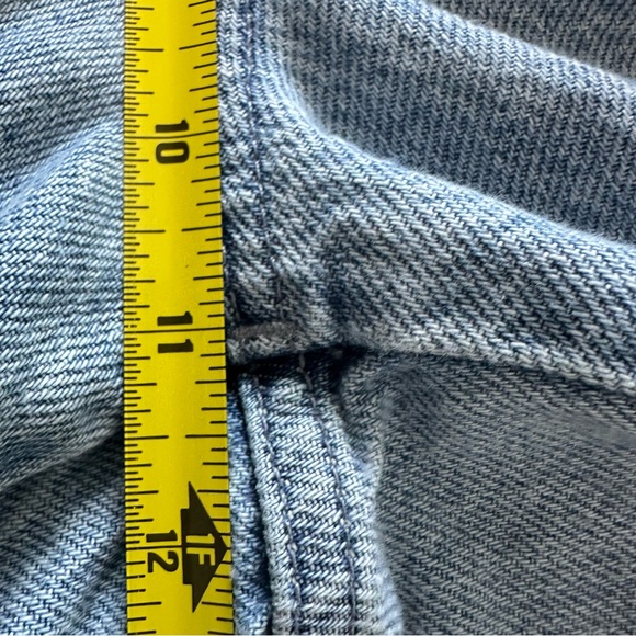 Madewell Women’s Low Slung Cargo Jeans Light Wash Size 30/10 - Picture 9 of 10